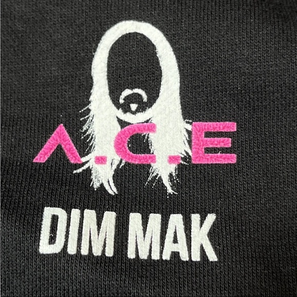 Fav Boyz DIM MAK A.C.E Blk HOODIE Steve Aoki Hiroquest Genesis Tour A.C.E OKI M - Picture 2 of 12